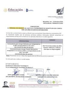 CONVOCATORIAS SEP